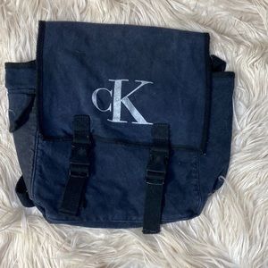 Calvin Klein CK one vintage messenger bag backpack